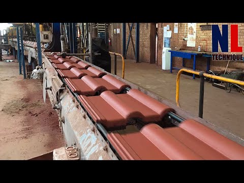 Amazing High-Quality Roof Tile Manufacturing Factory With Modern Machine And Skillful Workers