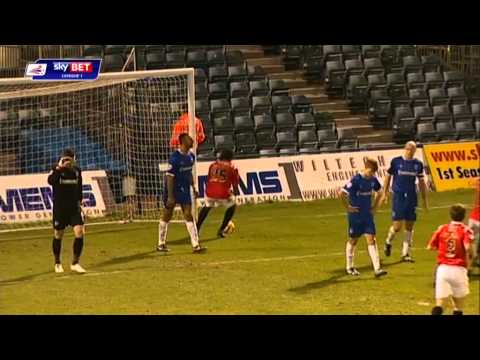 Gillingham v Walsall -  League One 2013/2014 Highlights