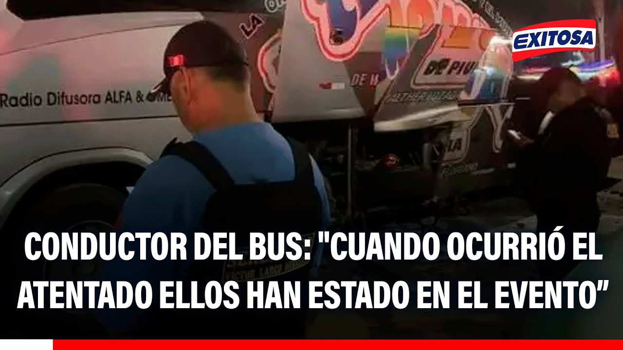 🔴🔵 Conductor del bus de Armonía 10: "Cuando ocurrió el atentado ellos han estado en el evento"