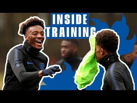 Cheeky Nutmegs, Great Goals and Incredible Saves! | Inside the England U21 Training Camp