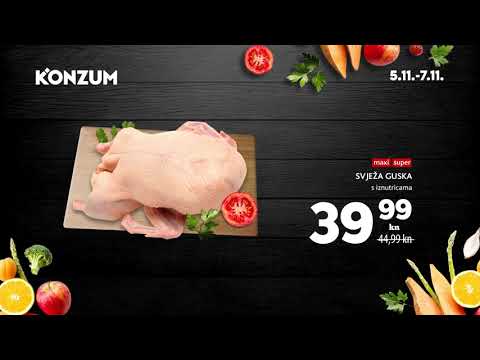 Konzumova super ponuda od 05.-07.11.2018.