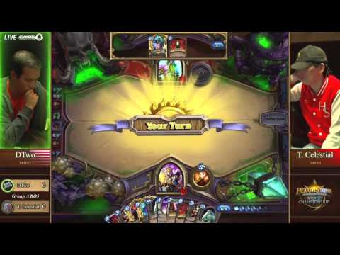 BlizzCon 世界盃聯賽 《爐石戰記》華文轉播 11/04 part1（DTwo VS Tiddler Celestial）