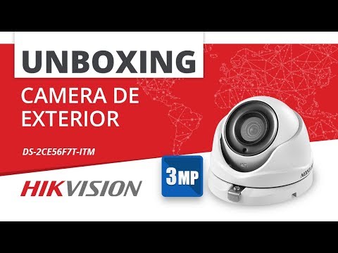 UNBOXING - Camera supraveghere dome de exterior Hikvision DS-2CE56F7T-ITM