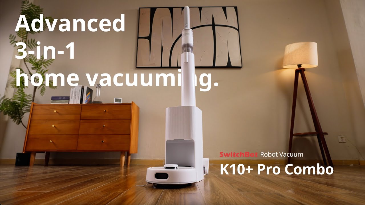 SwitchBot K10+ Pro Robot Vacuum Combo | Robot & Cordless SwitchBot K10+ Pro Robot Vacuum Combo | Robot & Cordless