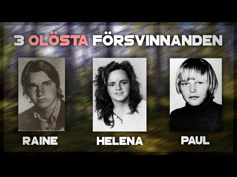 3 MÄNNISKOR SOM FÖRSVANN SPÅRLÖST - OLÖSTA FÖRSVINNANDEN