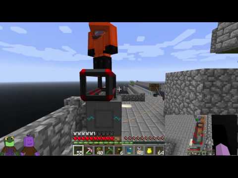 Minecraft Infinity Skyblock E16 Start Logistics Pipes Sorting