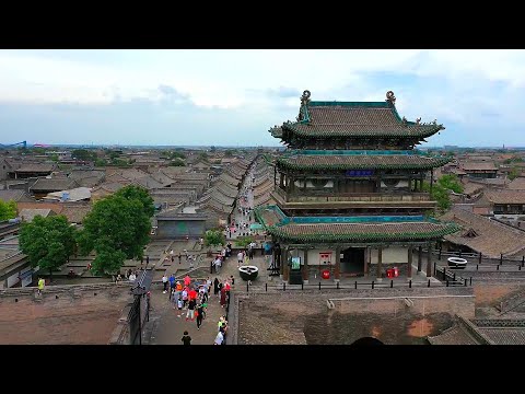 Um cenário na China | Cidade Antiga de Pingyao, a cidade antiga mais perfeitamente preservada, um dos quatro grandes castelos antigos da China