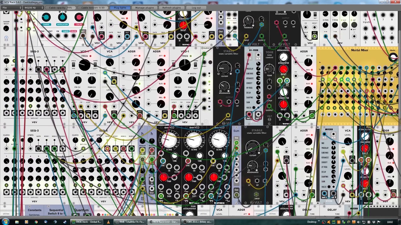 VCV Rack / OrbitalChords / Modular Jam / Synthikat - YouTube