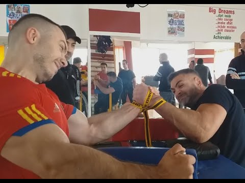 DANIEL ANDRONACHE VS ALIN TUDOR (ARMWRESTLING SPARRING 2021)