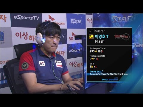 [SPL2015] Flash(KT) vs Sorry(SKT) Set2 Coda -EsportsTV, Starcraft 2