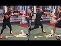 ROY JONES ON FIRE ON THE MITTS TRAINING FOR MIKE TYSON! LETTING HANDS GO AS HE RAMPS UP FOR FIGHT
