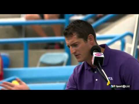 Worst Overrule Ever - Errani Angry vs Wickmayer Cincinnati 2014