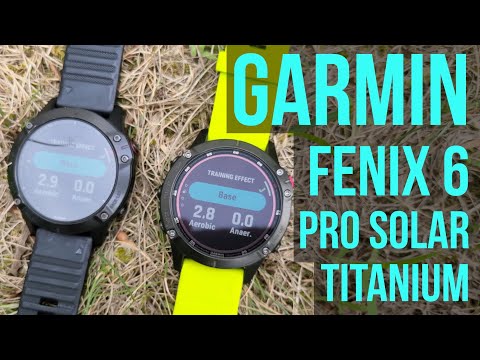 Garmin Fenix 6 Pro Solar Titanium vs Sapphire - It's Expensive!