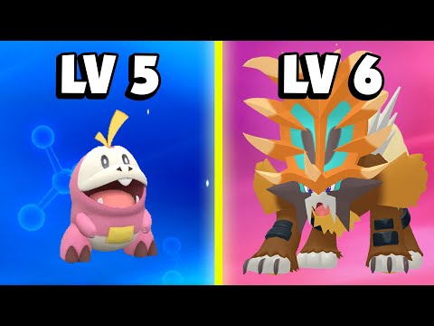 Pokemon Violet but They Randomly Evolve into Shinies Every Level