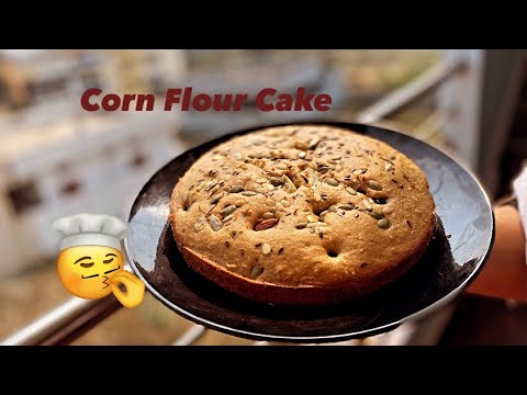 Corn Flour Cake with no yeast