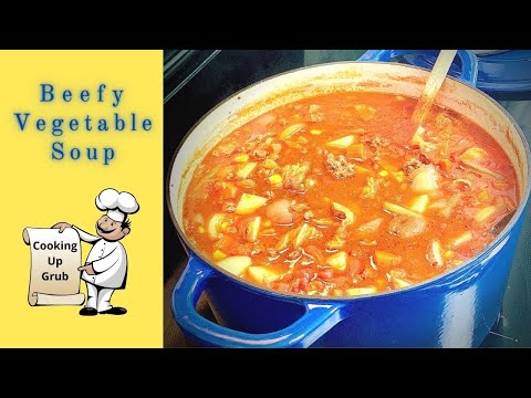 "V8 Juice" for the Best Beef Vegetable Soup. Perfect...