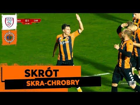 FORTUNA 1 LIGA: Skra Częstochowa – Chrobry Głogów 1:2 (skrót)