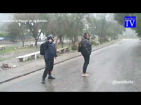 VICUÑA localidad de LA CAMPANA lluvia 02AGO2024 Valle de Elqui por @rustikotv