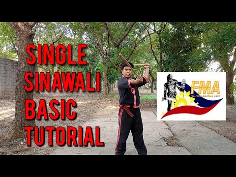 SINGLE SINAWALI BASIC TUTORIAL | Filipino Martial Arts