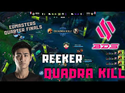 Reeker Quadra Kill Azir on EUMasters Quarter Finals - BDSA vs VITB