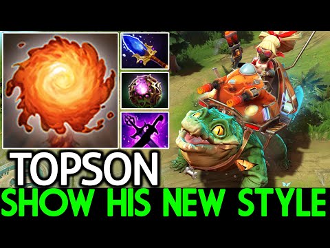 TOPSON [Snapfire] Show His New Style Scepter + OC Build Dota 2