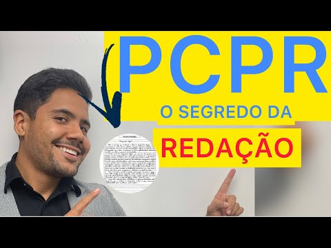 PCPR: O SEGREDO DA REDAÇÃO NOTA MÁXIMA DA UFPR; O QUE NÃO LHE CONTARAM
