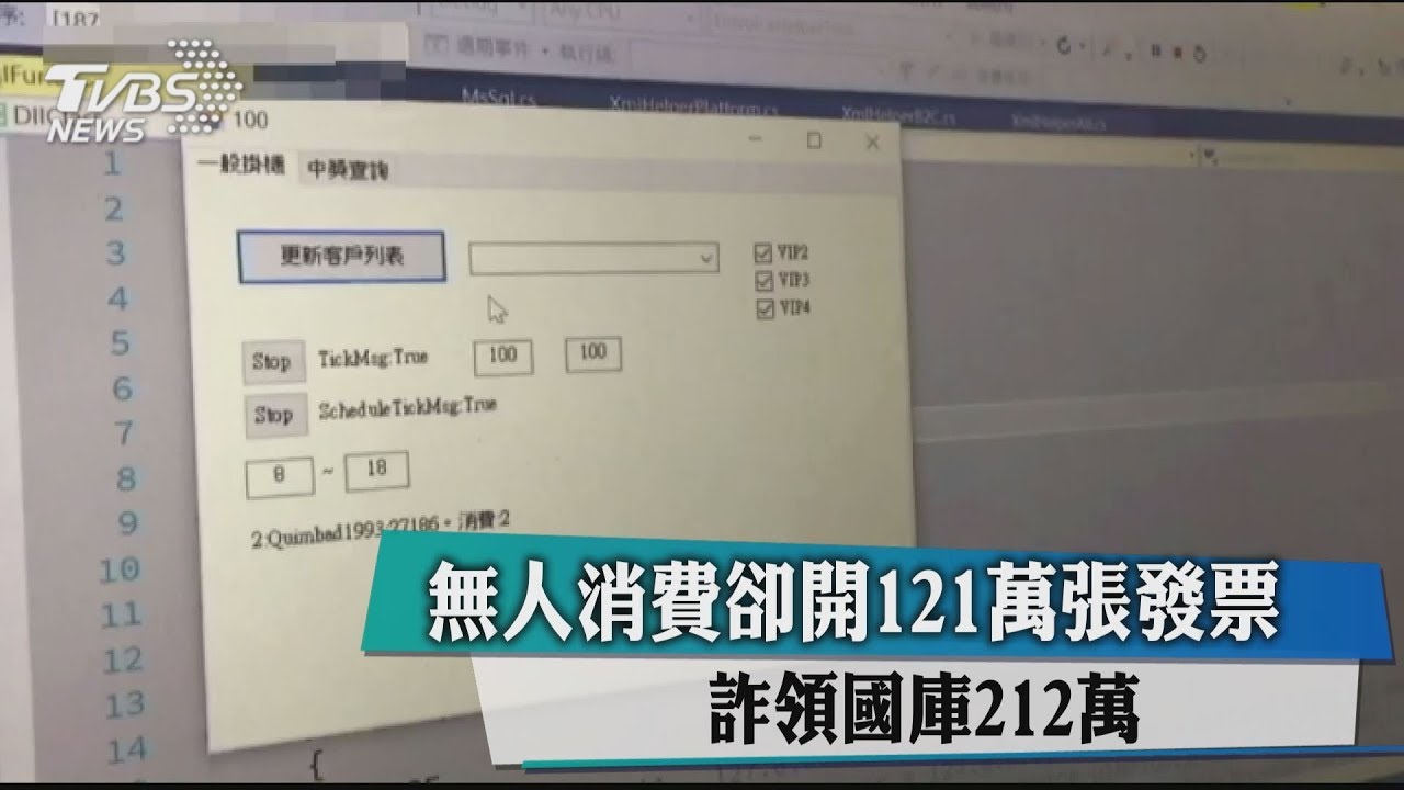 無人消費卻開121萬張發票 詐領國庫212萬