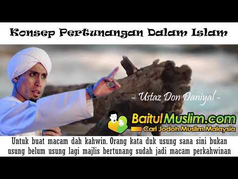 Konsep pertunangan dalam islam - Ustaz Don Daniyal