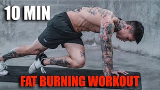 10 Min Fat Burning Workout | No Equipment