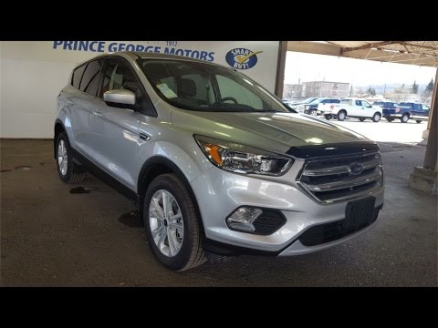 Silver 2017 Ford Escape SE 4WD Review Prince George BC - Prince George Motors