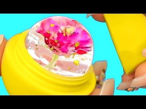 DIY EOS FLOWER JELLY LIPSTICK! Flower Raindrop Cake EOS Video