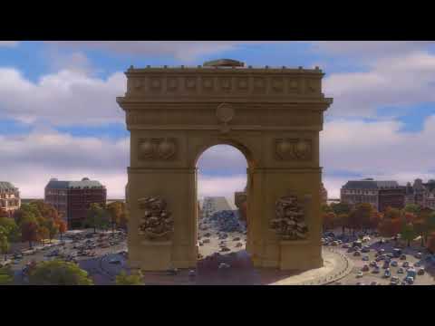 Cars 2: Arc de Triomphe Scene Exlporation