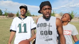 GHETTO QUARTERBACK CHALLENGE BEHIND THE SCENES! | Daily Dose S2Ep207