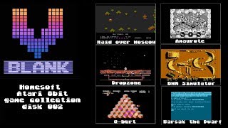 Atari 8bit Homesoft Compilation Disk 002 #Atari400mini