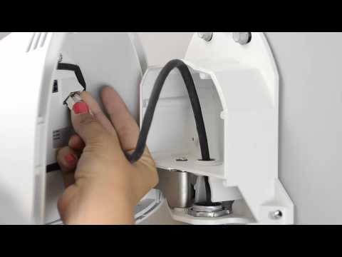 Mounting tip: Wall mount of an AXIS P5414-E PTZ Dome Network Camera