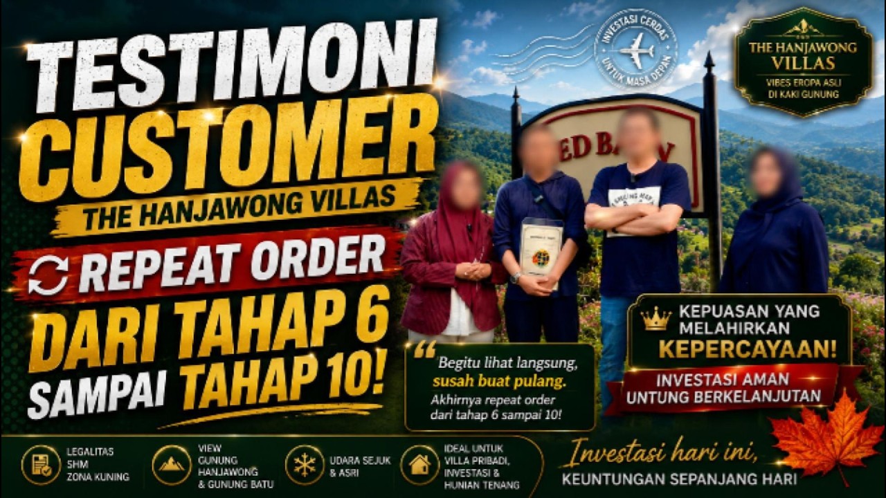 Testimoni Repeat Order Project Nuansa Alam