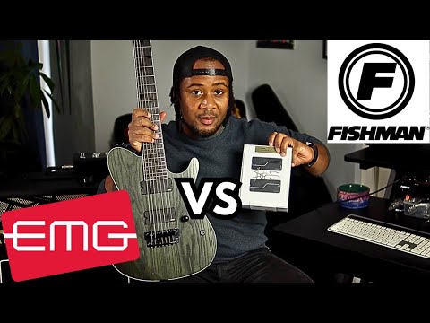 EMG 707 vs Fishman Fluence Stephen Carpenter in my Ibanez FRIX7FEAH 7 String!!!!