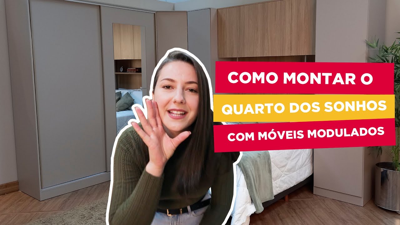 Como montar o QUARTO DOS SONHOS com móveis modulados | Kappesberg