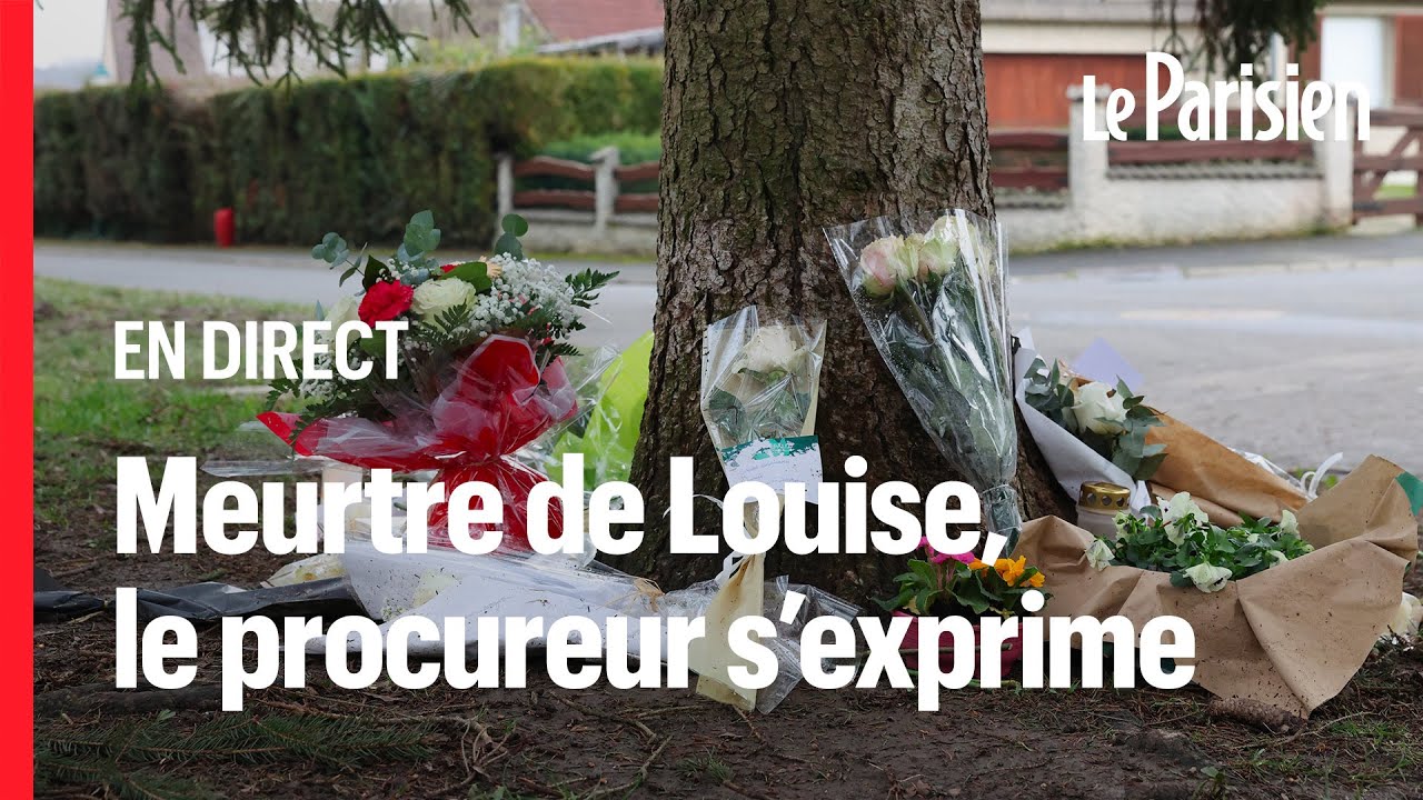 🔴 EN DIRECT -  Meurtre de Louise : la conférence de.presse du procureur d'Evry