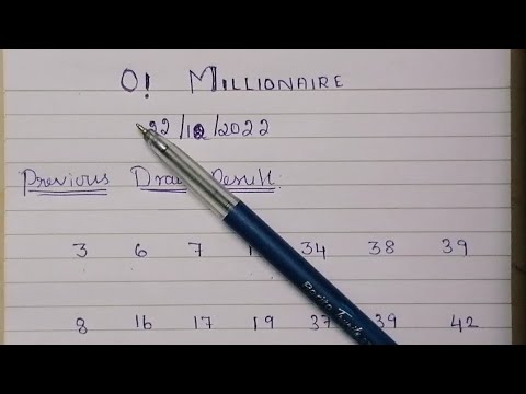 Omillionaire lottery predictions for 22nd December 2022. oman draw tricks and tips.