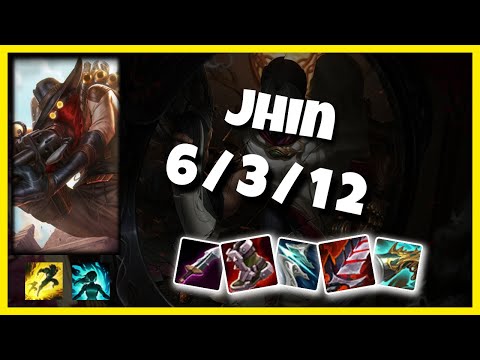 Jhin 11.2 Gameplay Challenger Replay Bot Lane - S11 (6/3/12) - TURKISH