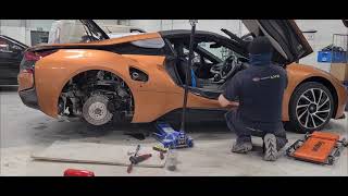 How to remove sill panel and sill trim on a BMW i8...