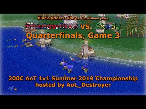 Summer 2019 Championship, QF - Shadowfaxx vs. Skady, Game 3 - Age of Mythology: The Titans