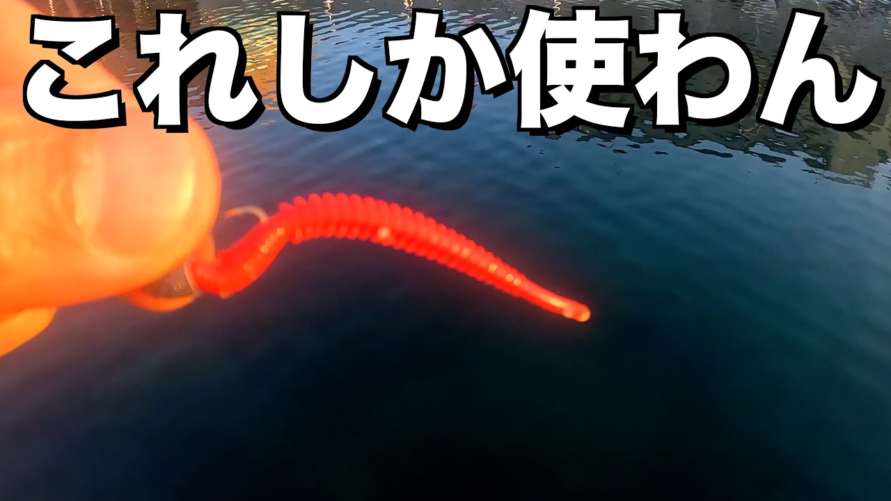 なぜか大アジが簡単に釣れるワームだけで釣りしたらw