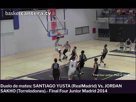Duelo de mates: S. YUSTA (RealMadrid) Vs. JORDAN D. SAKHO (Torrelodones).- Final Four Junior 2014