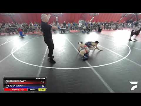 119 Lbs Quarterfinal - Carter Ridgeway, WI Vs Treyden Wright, MN Cd36