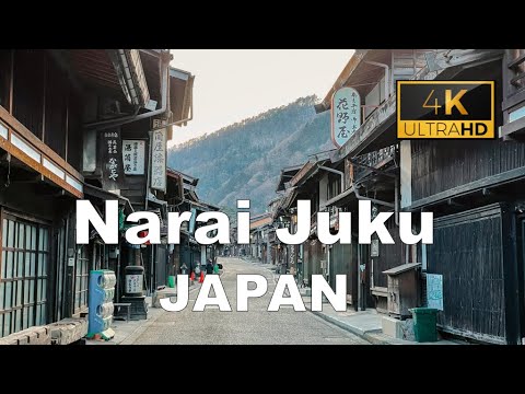 【4k】Naraijuku -Nagano, Japan Walking Tour (奈良井宿/長野)