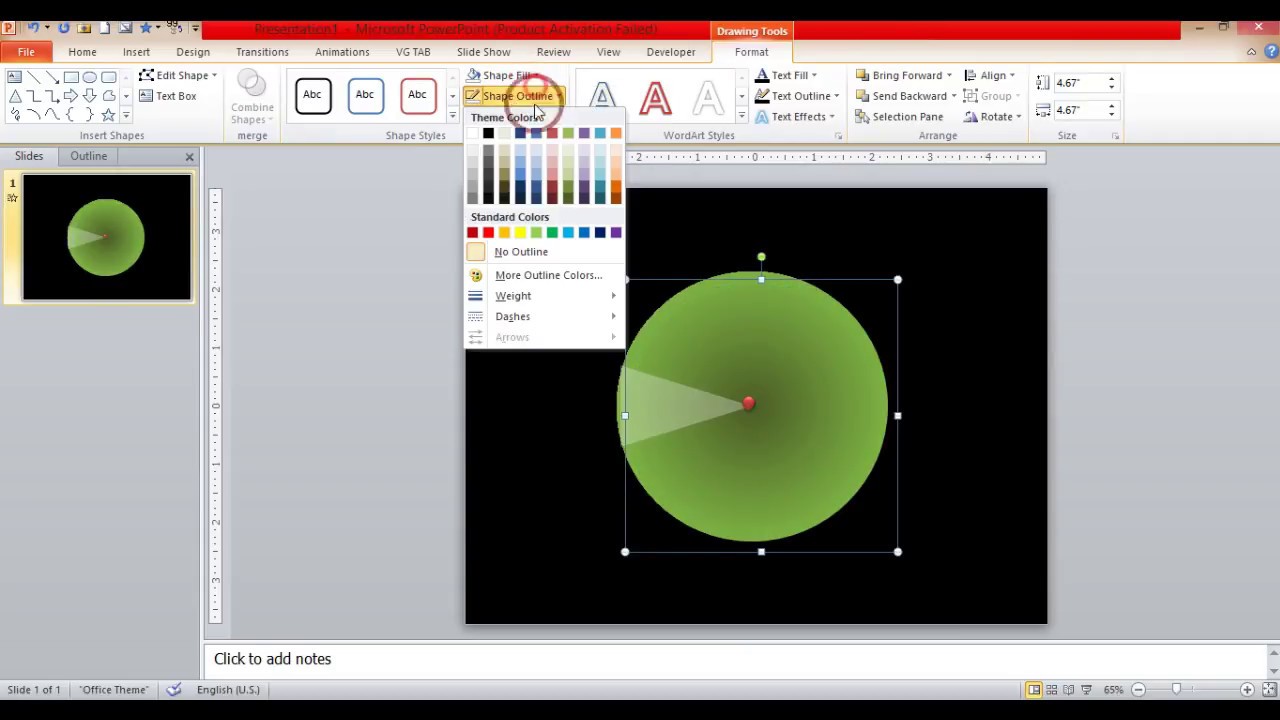 Making radar in powerpoint