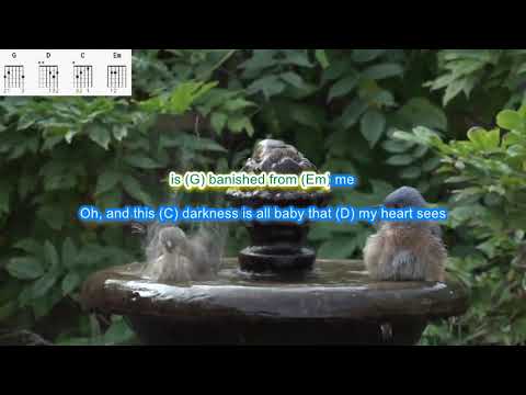 I Wish I Were Blind by Bruce Springsteen play along with scrolling guitar chords and lyrics