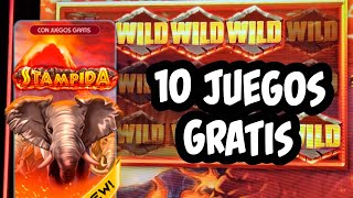 10 Juegos GRATIS en STAMPIDA !! El Elefante WILD - Tragamonedas bar
